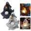 Điêu khắc ma thiền QEARY, Tượng ma Halloween dễ thương DIY, Phim hoạt hình sáng tạo với nến nhựa bí ngô Trang trí tiệc