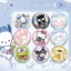 HT2 Sanrio Pochacco BADBADTZ-MARU Cinnamoroll Laser Bạc Hành Đôi Flash huy hiệu quà tặng cho bộ sưu tập bạn gái TH2