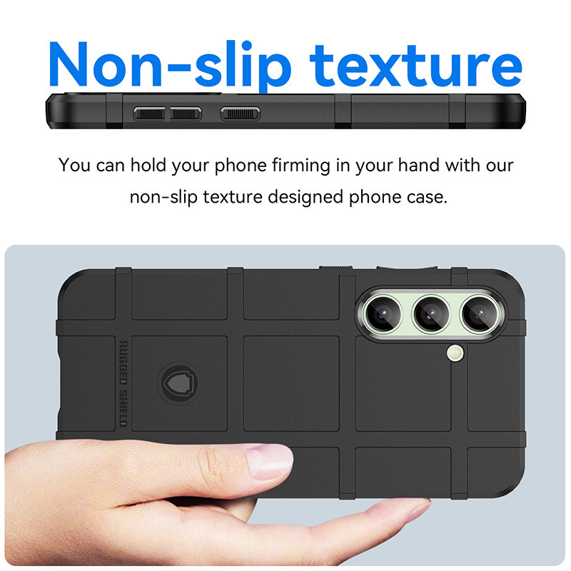Dành cho Samsung Galaxy S24 FE Full Cover Hybrid Rugged Shield Vỏ giáp chống sốc