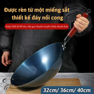 Chảo Thép Tôi Bunnies Chống Dính Chuyên Dùng Nhà Hàng,  Chống Mài Mòn, Chống Dính Hiệu Quả, Dẫn Nhiệt Tốt