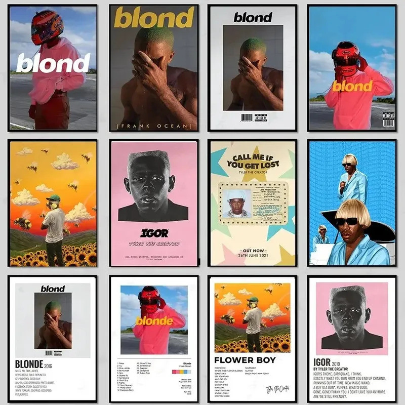 Tyler The Creator Frank Blonde Poster Hip Hop Rapper Ca Sĩ Ngôi Sao Ban ...
