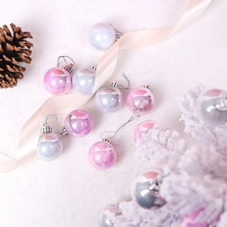 4 CM Cây Giáng Sinh Bóng Treo Trang Trí Tiệc Tại Nhà Trang Trí Hoa Hồng Đỏ Hồng Ngọc Trai Bóng