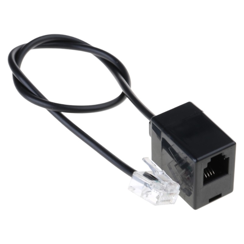 Ở lại RJ45 sang RJ11 Bộ Chuyển Đổi Đầu Nối Cáp Ethernet Sang Dây Điện Thoại Đầu Nối RJ45 8P8C Nam Sang RJ11 6P6C Nữ