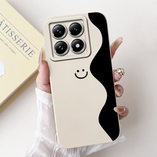Dành Cho Xiaomi 14T Pro 5G Ốp Lưng 2024 Đá Cẩm Thạch Cao Cấp Sơn Mát Silicon Mềm Mờ Dành Cho Xiaomi 14T 5G Mi14T Mi14TPro Vỏ