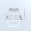 Btsg 20 Chiếc Trong Suốt PC Keycaps Bàn Phím Cơ Keycaps Trống Đèn Nền Keycaps Cho Công Tắc Bàn Phím Cơ