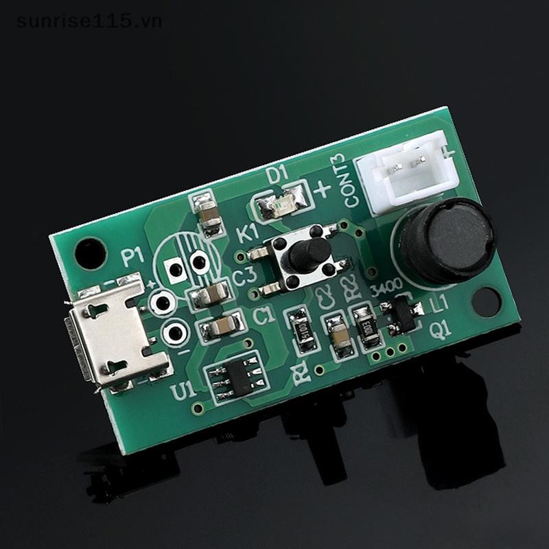 Máy tạo độ ẩm SRVN DC5V Type-C DIY Kit Máy tạo sương mù và bảng điều khiển phun sương.