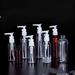 Spot 50 / 60 / 80 / 100 / 120ml bấm kẹp bơm chai nhựa mỏ vịt kem dưỡng da mỹ phẩm bao bì