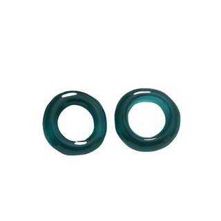Phong cách Nhật Bản, bông tai DIY hình tròn rỗng hình donut ngọt ngào trong suốt, phụ kiện tóc, chất liệu ốp điện thoại bán buôn