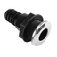 Phụ kiện đầu nối ống, Đầu nối ống xuyên ống màu đen 20 mm, Lắp ống nước bơm nhựa chất lượng cao cho thuyền thoát nước du thuyền