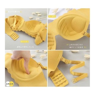 Áo ngực nữ su đúc không gọng đệm dày bàn tay nâng chống xệ breathable cho phụ nữ
