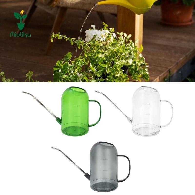 Dụng cụ tưới nước vòi dài Miulika Bình tưới vườn Dụng cụ làm vườn Dung tích lớn 2L