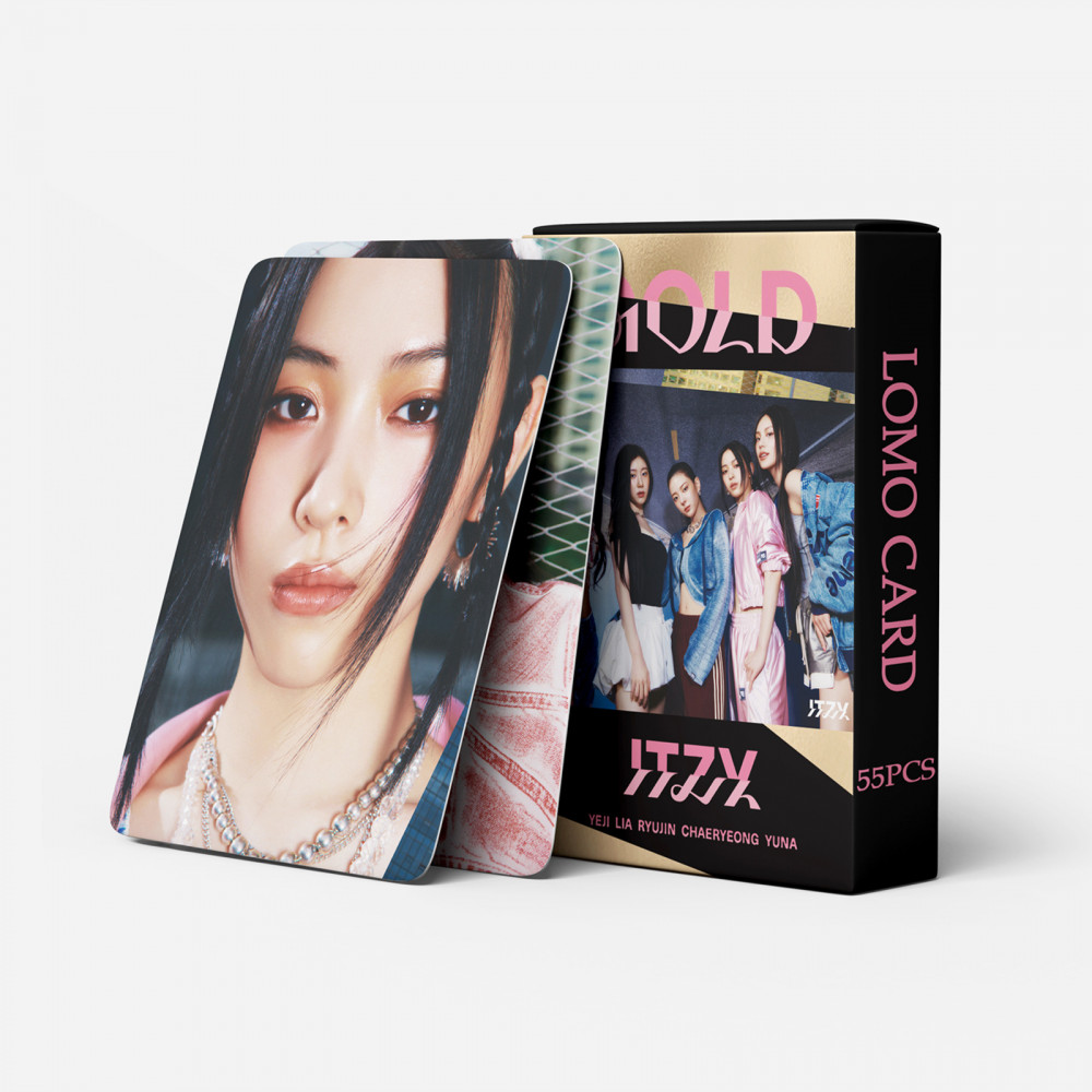 Linxx 55 Chiếc ITZY GOLD Album Lomo Card Kpop Photocards Bưu Thiếp Series