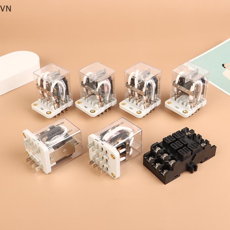 Relais Intermédiaire JQX-38F 3Z / LJQX-38FC 3Z - 40A, 11 Broches, Pour DC12V/24V Ou AC110V/220V