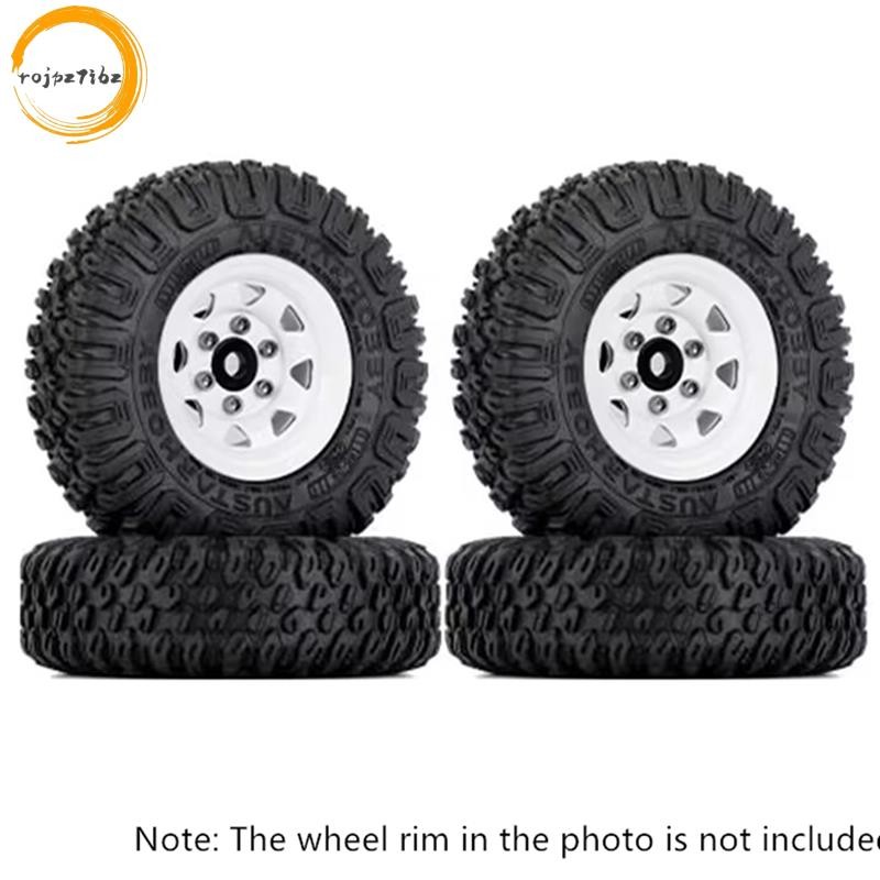 4 85MM 1.55 Inch Bánh Xe Cao Su Lốp Lốp Cho 1 / 10 RC Xe Bánh Xích Xe Trục Yeti Jr RC4WD D90 TF2 Tamiya CC01 LC70 MST