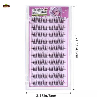 Curling Up Volume Lông mi giả Fluffy Volume Soft Long Segmented Lông mi giả