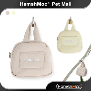 HamshMoc On-The-Go Poop Túi Carrier Quick Tear Dispenser Miệng Lớn Kẹp Móc Nylon Chống Thấm Nước Cho Chó Đi Bộ
