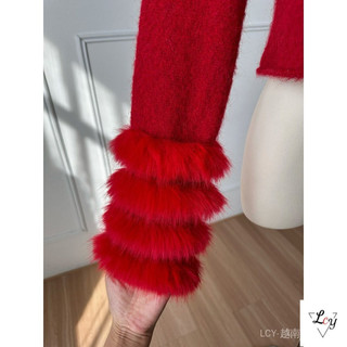 Áo cardigan dệt kim dáng ôm, thoáng mát, thời trang mùa đông mới dành cho nữ, trang phục Tết hợp xu, áo len ấm áp tay dài.