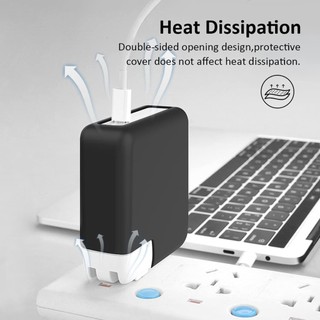 WOLDONE cho Macbook Air Pro M1 M2 M3 M4 Vỏ sạc 30W / 35W / 45W / 70W / 61W / 67W / 140W Silicon mềm chống sốc Chống trầy xước