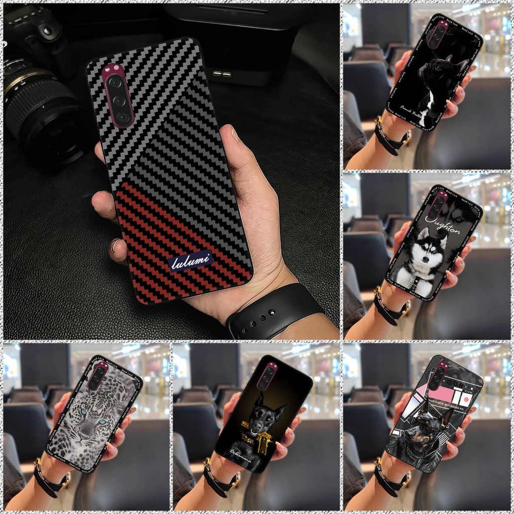 Túi Điện Thoại Chống Bụi Ốp lưng Sony Xperia 5 / XZ5 Thiết Kế Thời Trang Chống Va Đập Silicon Chống Sốc TPU Bọc Toàn Bộ Chống Bụi Bẩn Bảo Vệ Hoạt Hình Dễ Thương Ốp Lưng Bền Đẹp