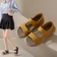 Sandal đế tròn đế phẳng mềm mại cho nữ size lớn EU: 35-42