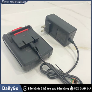 Bộ sạc, Sạc Pin 21V, bắn vít cầm tay, chuyên sạc pin Liion 21V, có đèn báo đầy, Sạc Pin