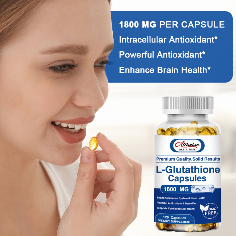 Alliwise-L-Glutathione Capsules，Hỗ trợ hệ thống miễn dịch và sức khỏe gan, sức khỏe tim mạch