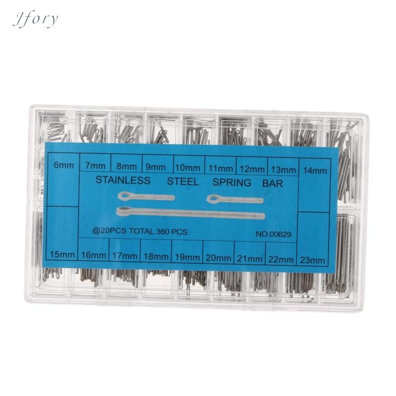 360 chiếc Đồng hồ đeo tay bằng thép không gỉ Dây đeo chân Thanh tách rời