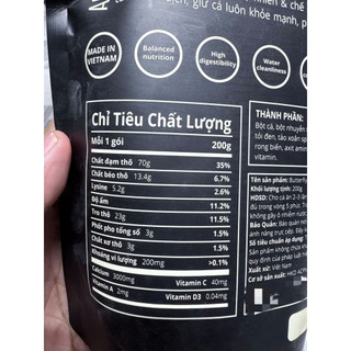 Gói 200gram Butterfly Carp Food Acpharno Cám Dinh Dưỡng Cho Cá Chép Sư Tử, Phi Tần Mau Lớn