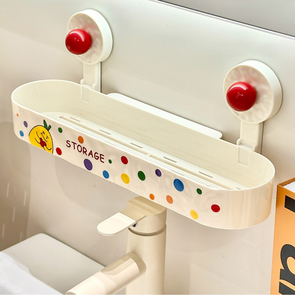 Kệ Đựng Đồ Nhà Tắm Hút Chân Không Popup Dễ Thương DINO, Giá Treo Đồ, Kệ Góc Decor Phòng Tắm