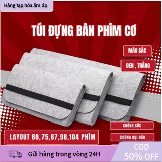 [COD] Túi Đựng Bàn Phím Cơ Layout 87 Phím – Chống Bụi Bẩn, Đệm Mút Êm