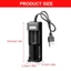 GODD 26650 18650 Bộ chuyển đổi sạc Khe cắm đơn Điều chỉnh dòng điện tự động Công cụ sạc giải pháp nguồn đáng tin cậy ABS Tex