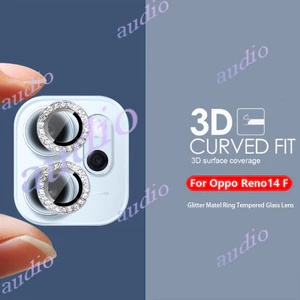 OPPO Reno16 F 5G OPPO Reno14 F 5G Kim Cương Lấp Lánh Kim Loại Kính Bảo Vệ Ống Kính Máy Ảnh Cho Oppo Reno 16F 15F 14F 5G Bling Vòng Ống Kính Máy Ảnh Kim Loại Coloful Cho Oppo Reno14F Reno16F 5G
