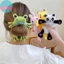 Sund Sang Trọng Tóc Ếch Gấu Trúc Nhỏ Vịt Vàng Bò Co Giãn Đuôi Ngựa Giá Đỡ Người Phụ Nữ Mới Cô Gái Trẻ Em Động Vật Scrunchies Băng Đô Quấn Tóc VN