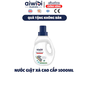 Nước giặt Aiwibi cho bé, bảo vệ vải mềm mại, loại vết bẩn hiệu quả (1000ml)
