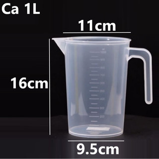Ca đong chia vạch nhựa Việt Nhật 1L 2L 3L - MS: 6071/ 6072/ 6073