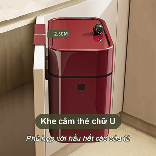 Thùng rác treo tường đa năng, Dung tích lớn, chống mùi hiệu quả, chịu tải tốt cho bếp/nhà tắm