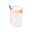 Cốc thuỷ tinh ăn ngũ cốc yến mạch nắp tay cầm kèm thìa 430ml
