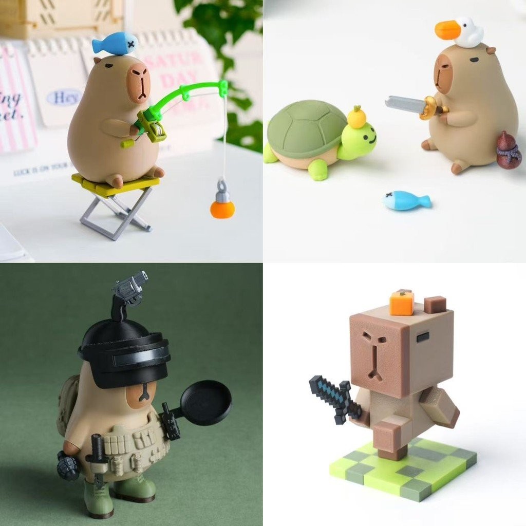 [Chính hãng] Cá heo vuông Kapibara Sáng tạo Cá heo đặc biệt Hòa bình Elite Từ tính Mecha Capybara Đồ chơi giải nén Búp bê Quà tặng đồ chơi từ tính sáng tạo