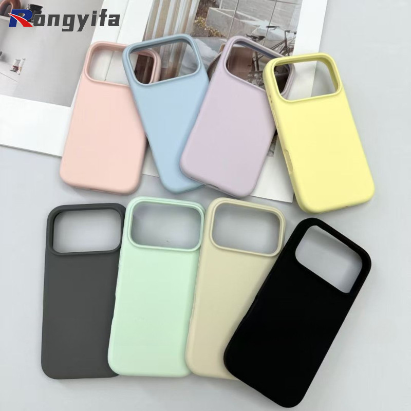 Vỏ Silicon Lỏng Giả Cho Samsung Galaxy A16 A06 A07 A17 A56 A36 A26 A35 A55 A34 5G 4G Mặt Sau Đơn Giản Vỏ Lông Cừu Màu Kẹo Dễ Thương Vỏ Điện Thoại Mềm Chống Rơi