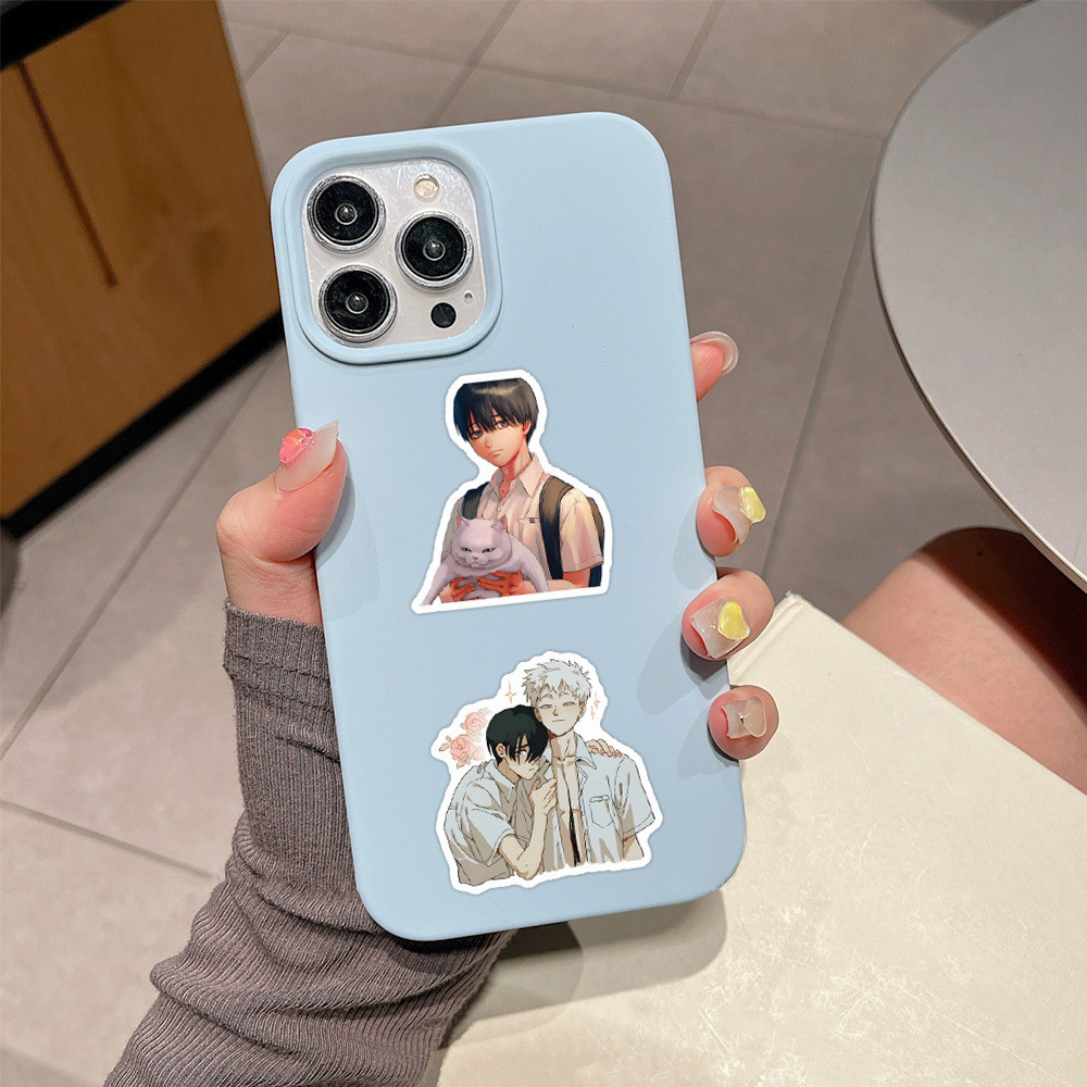 YT4 50 Cái / bộ Mùa Hè Hikaru Chết Truyện Tranh Hoạt Hình graffiti Dán Cho Vali Laptop Đàn Guitar