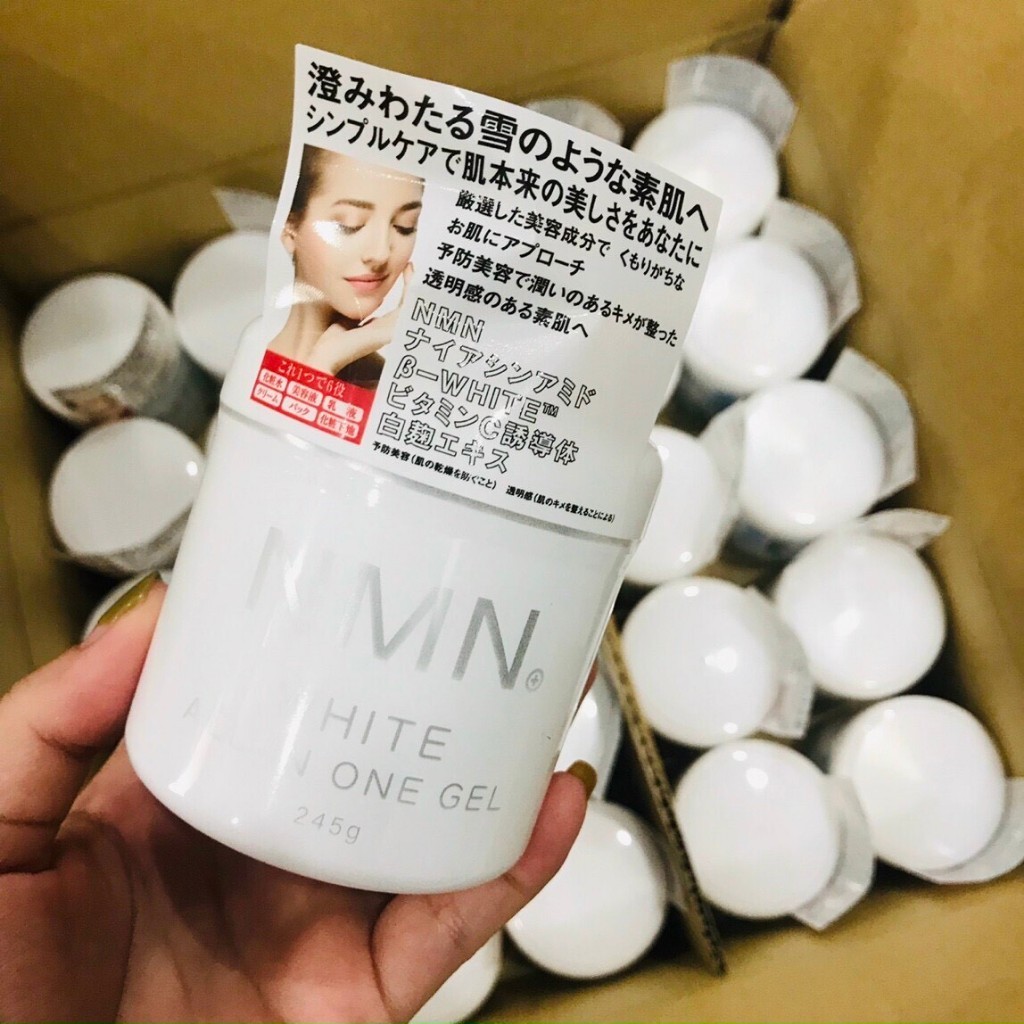 Kem, Gel Dưỡng Trắng Da NMN White All In One Gel nhật bản ngừa lão hóa  245g