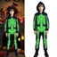 Treeling Halloween Phát Sáng Bộ Xương Trang Phục Trẻ Em Đảng Trang Phục Vui Vẻ Áo liền quần Thiết Kế Polyester Mềm
