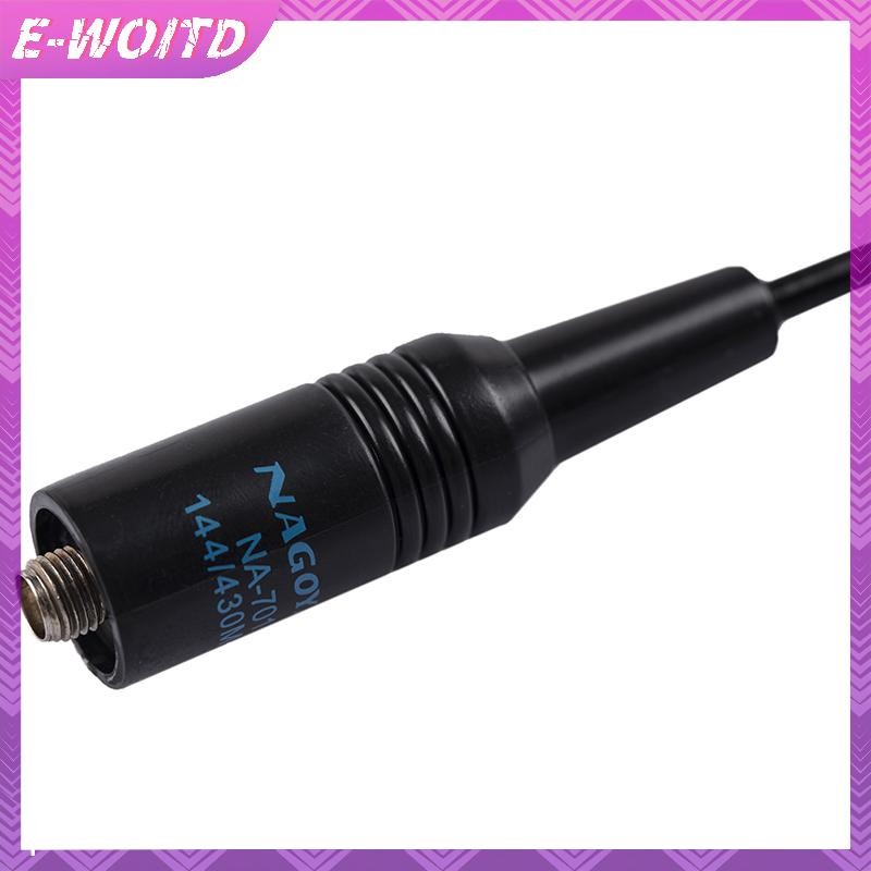 E-WOITD Nagoya Na 701 Ăng-ten tăng cường Băng tần nữ 144 / 430Mhz Ăng-ten cầm tay Máy tính để bàn Cần kéo Ăng-ten tăng cao cho bộ đàm liên lạc UV5R Đài phát thanh HNVN
