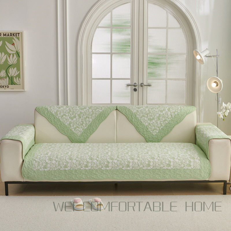 Đệm Sofa Cotton Nguyên Chất Bốn Mùa Đa Năng Sofa Bao Cotton Đệm Sofa Khăn Vải Chống Trơn Trượt