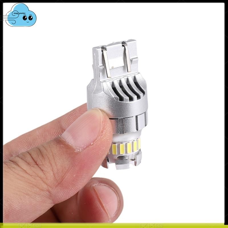 2 Chiếc Xe T20 7440 W21W LED Canbus Đèn Ngược 7443 Bóng Đèn LED Đuôi Phanh Tín Hiệu 6000K Đèn Siêu Sáng