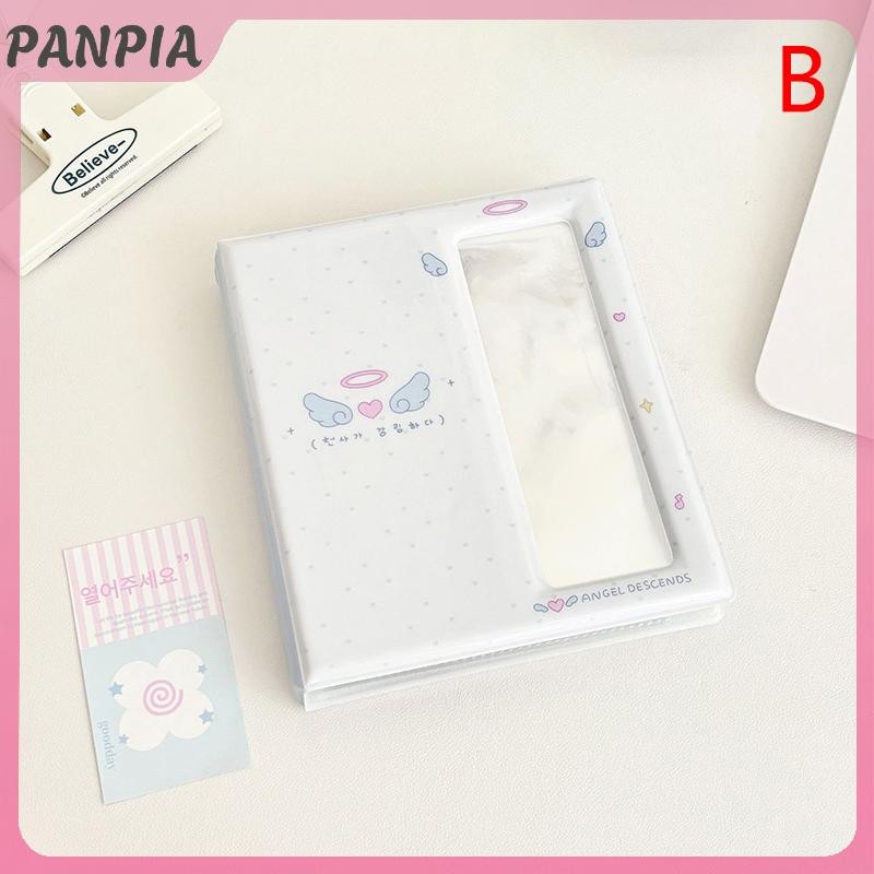 PANPIA-Cartoon Photo Booth Album Cho 40 Chiếc 2x6 Inch Dải Ảnh Đánh Dấu Trang 20 Chiếc 4x6 4R Giá Đỡ Ảnh Thẻ Nhỏ Lưu Trữ Sách