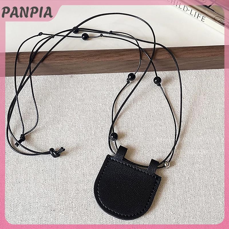 PNPIA-Túi lưỡi liềm đa năng Vòng cổ có thể điều chỉnh cho nữ Thời trang bé gái Cá tính Túi nhỏ Mặt dây chuyền Áo len Dây chuyền Quà tặng