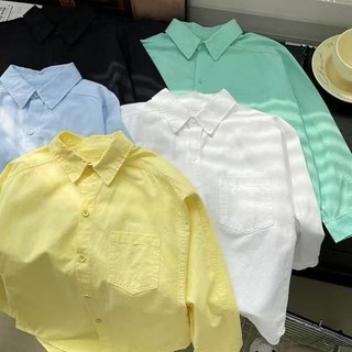 [15-48kg] SM08 Sơ Mi Trẻ Em 11-46kg,Chất Thô Cotton Mềm Mát Cho Bé Đi Học