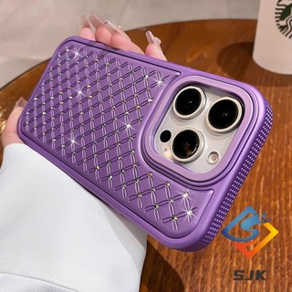 Ốp Lưng Sang Trọng Cho iPhone 16 Pro Max 11 12 13 14 15 Pro Max 16Plus Vỏ Với Bầu Trời Đầy Sao Lấp Lánh Bao Da Acrylic Chống Sốc Bảo Vệ