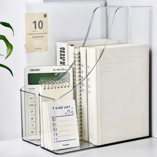 Kệ Đựng Tài Liệu A4 Trong Suốt Để Bàn, Khay Để Sách, Báo, Hồ Sơ, Kệ Đựng Tạp Chí Văn Phòng Gọn Gàng